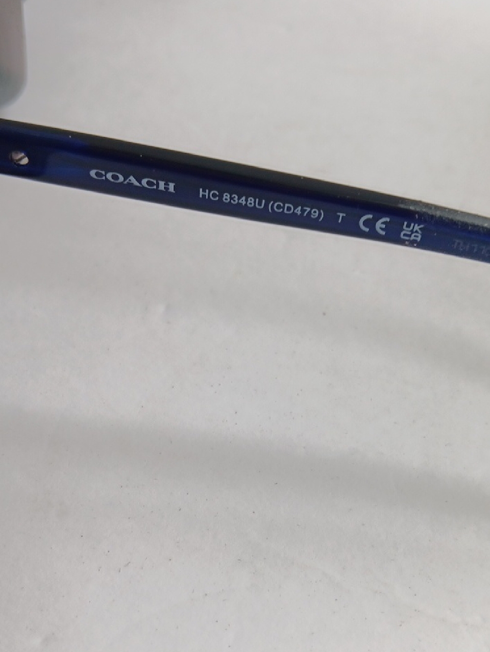 Coach Women's Blue Gradient Cat-Eye Sunglasses Horse & Carriage  HC8348U  NWOT - Picture 15 of 16